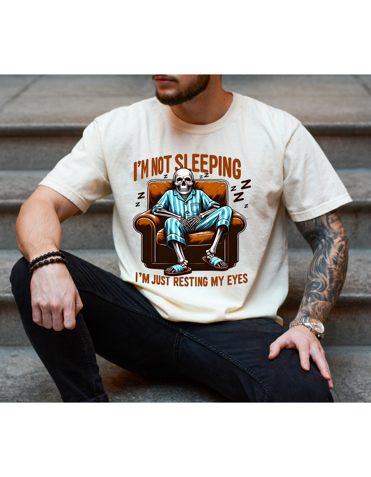 I'm Not Sleeping Dad Graphic Shirt