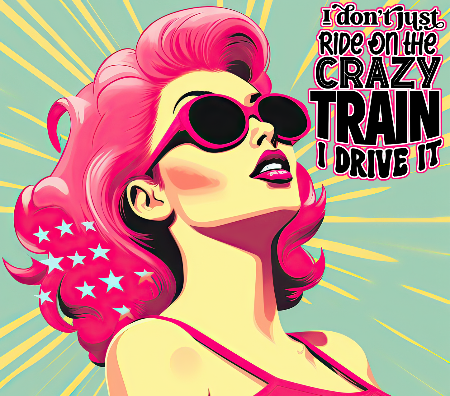 Crazy Train Stainless Steel Tumbler