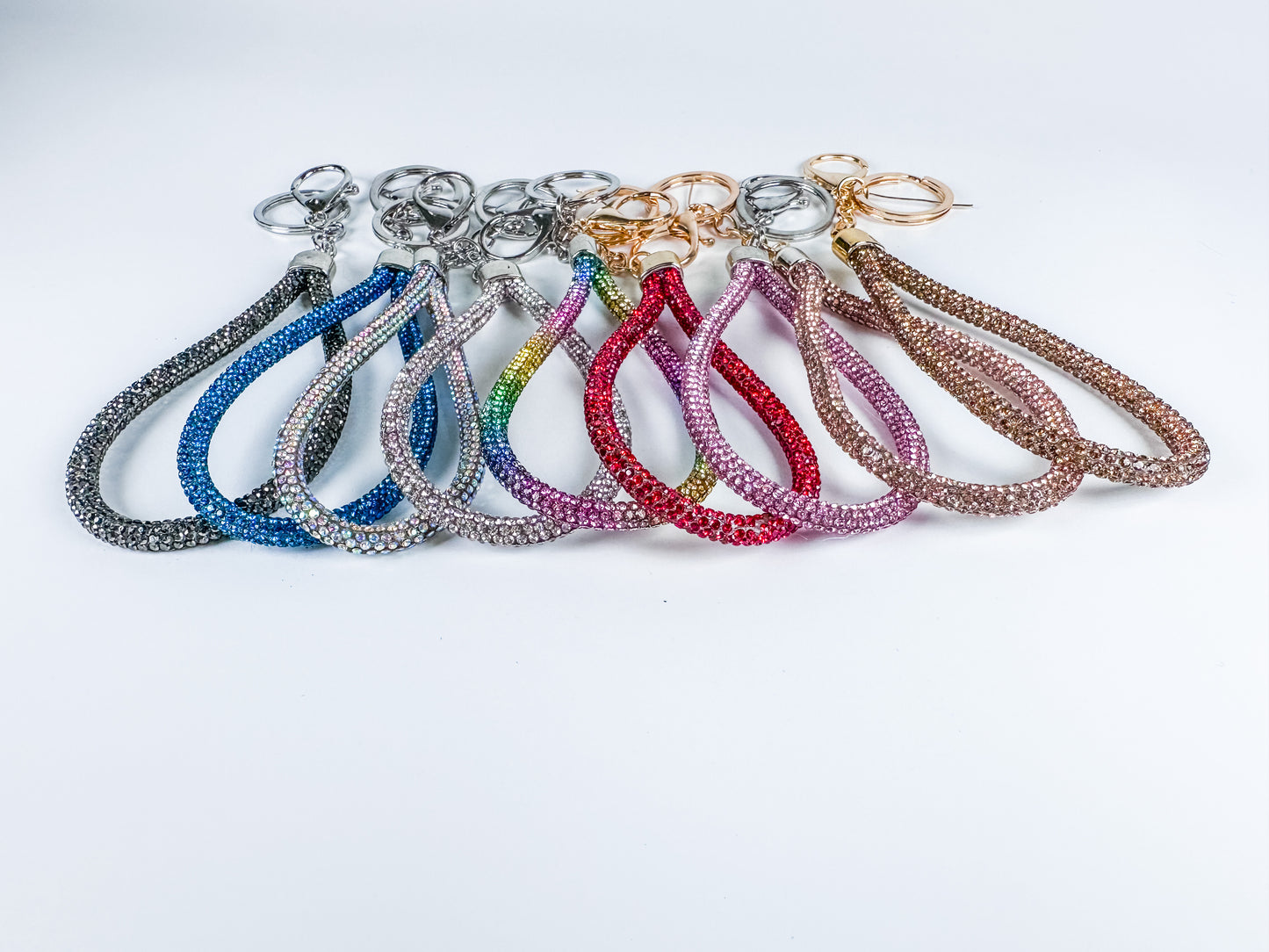 Rhinestone Wristlets Keychain