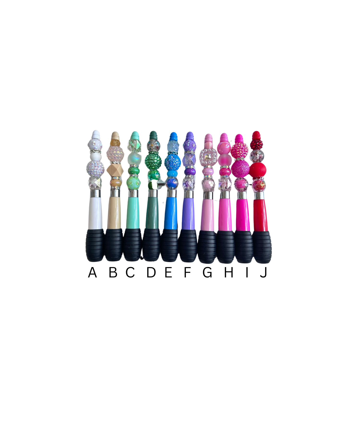 Chunky Beaded Twist On Pens