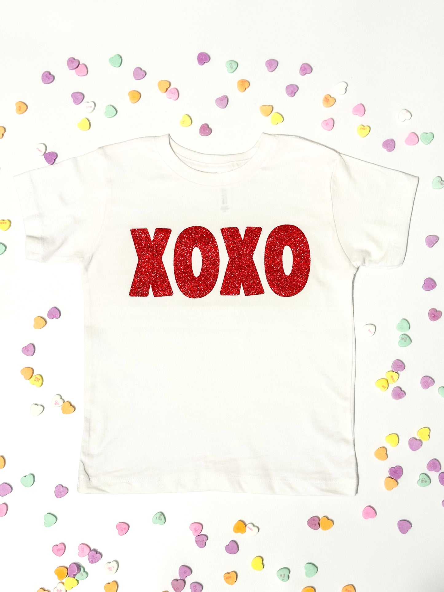 XOXO Red Glitter Vinyl