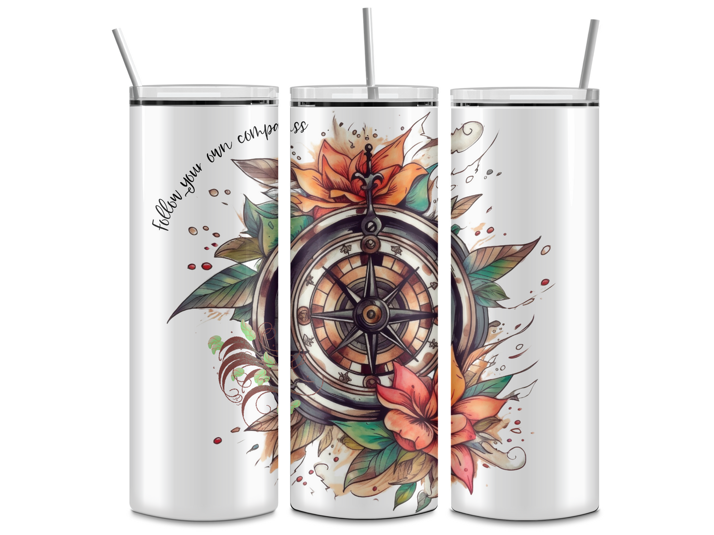 Compass Stainless Steel Tumbler