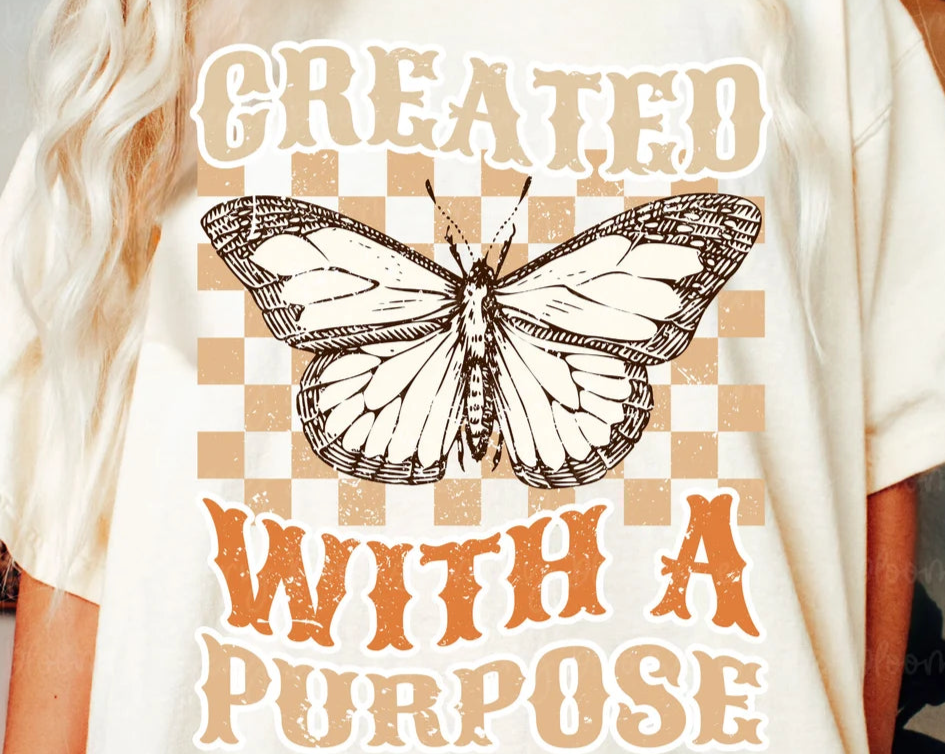 Created With A Purpose Graphic Tee