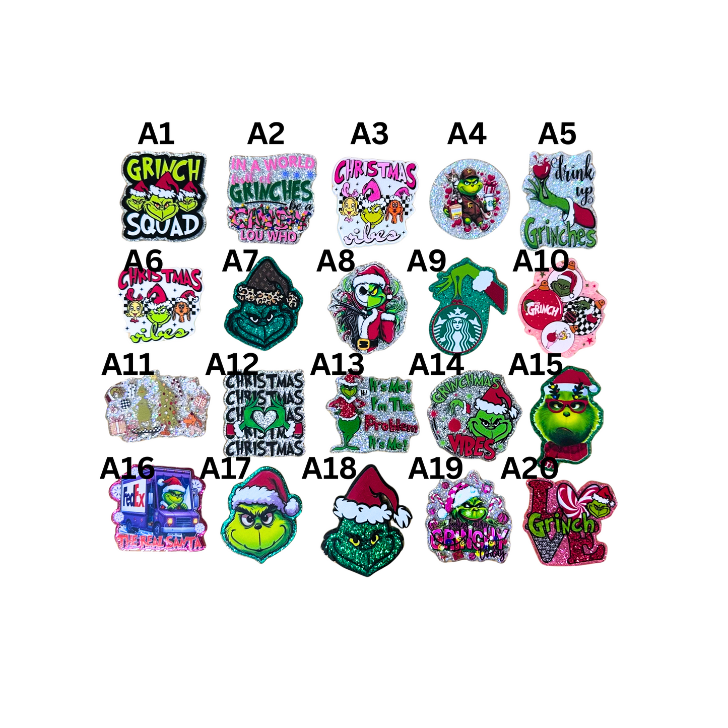 Holiday Badge Reels without Beads