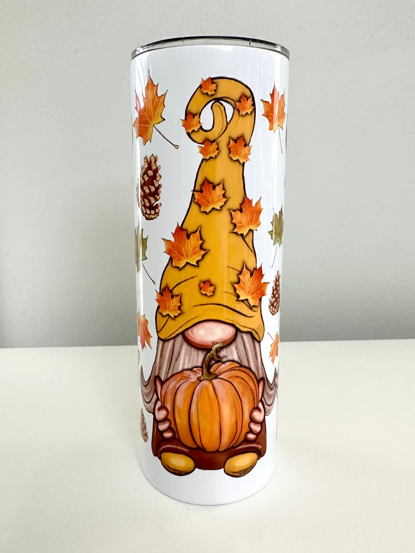 Fall Gnomes Stainless Steel Tumbler