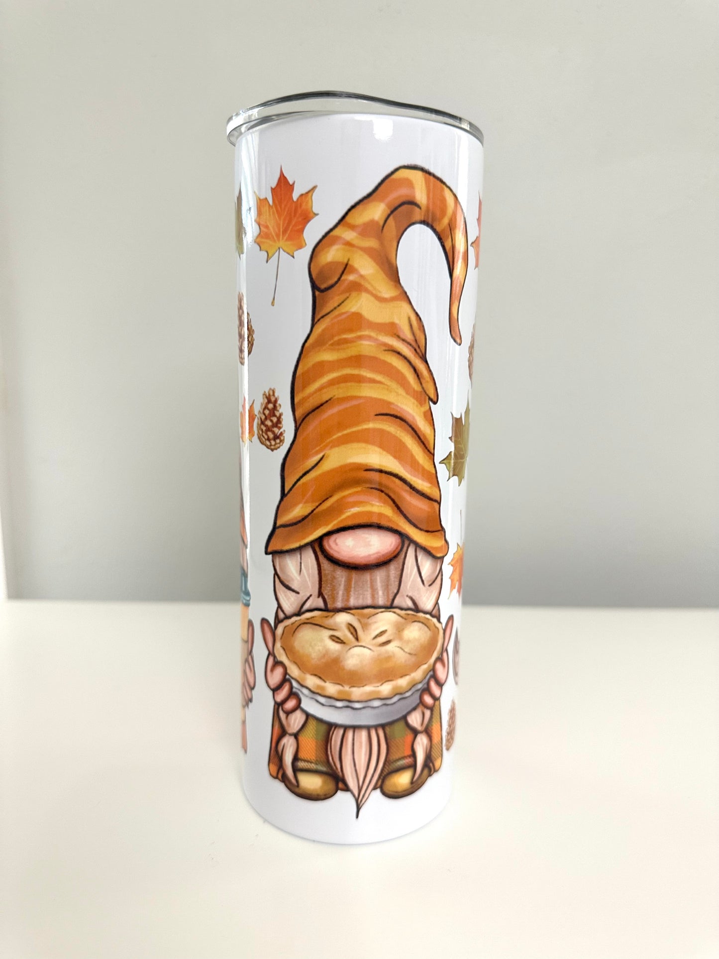 Fall Gnomes Stainless Steel Tumbler