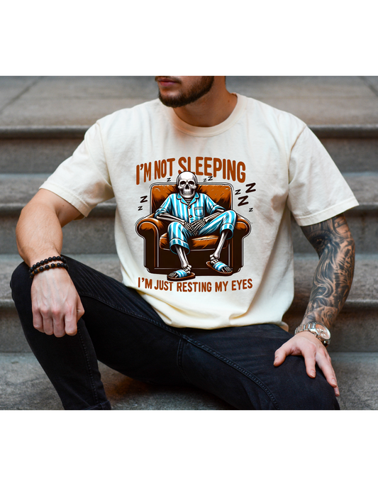 I'm Not Sleeping Dad Graphic Shirt