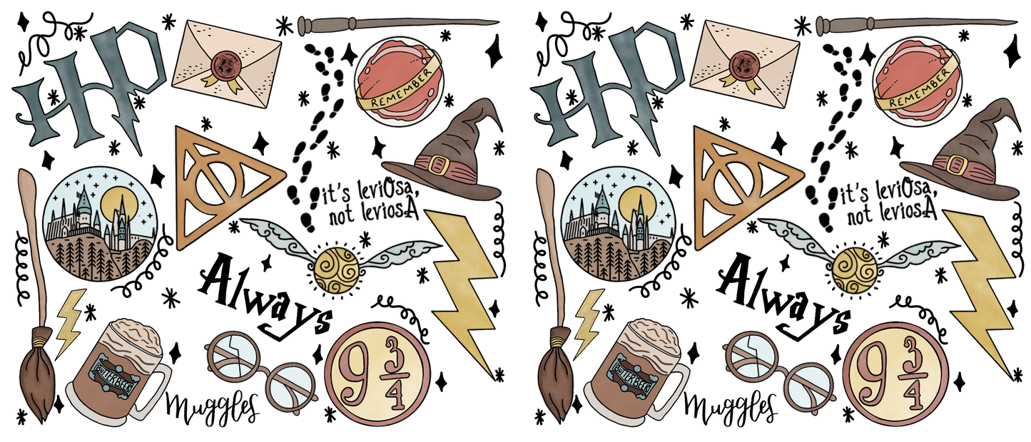 Harry Potter Glass Tumbler