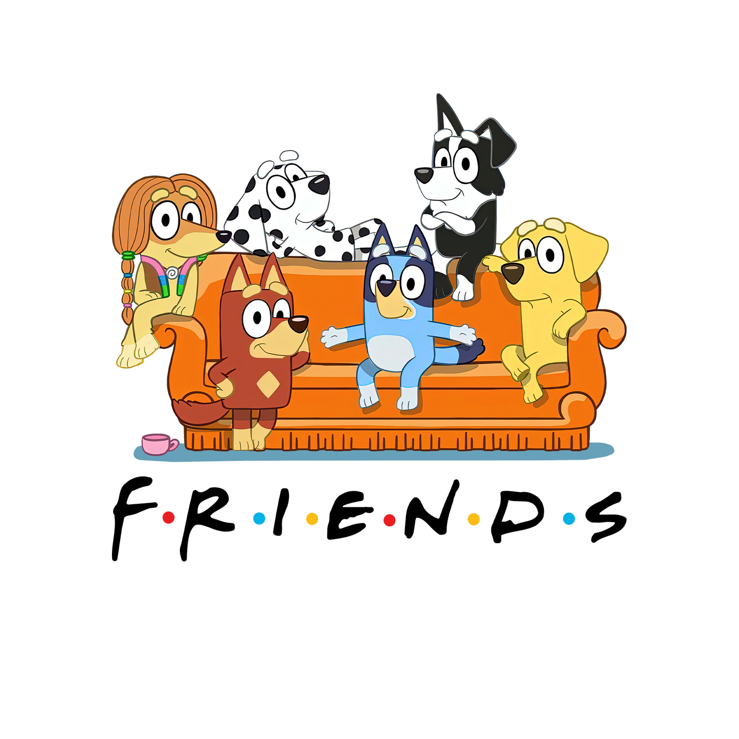 Bluey Friends Graphic Tee