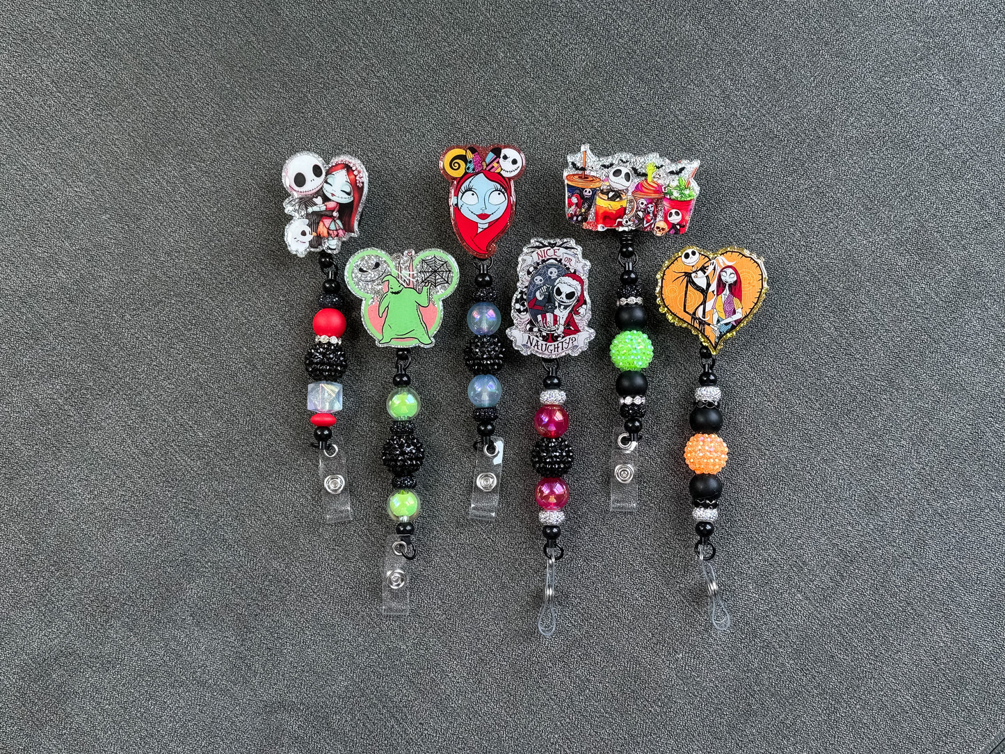 Nightmare Before Christmas Retractable Badge Reels