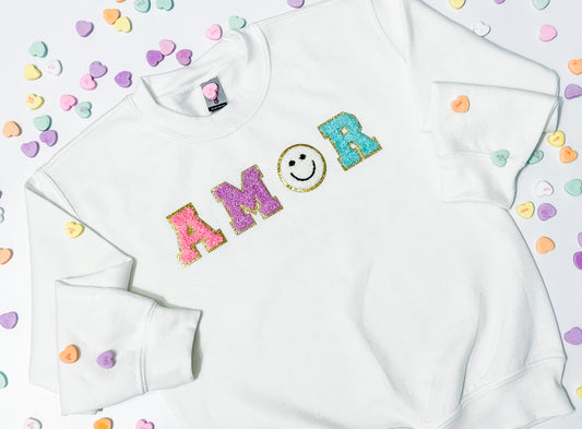 White Amor Sweatshirt