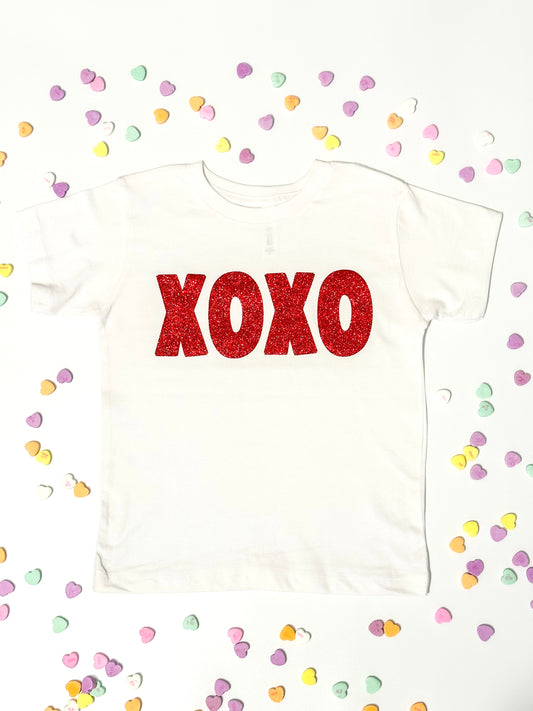 XOXO Red Glitter Vinyl