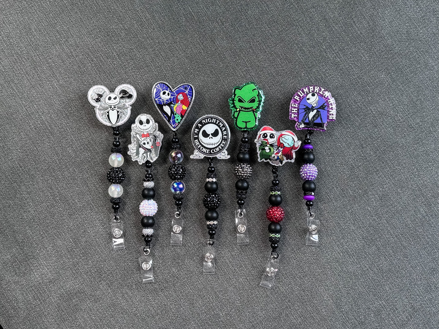 Nightmare Before Christmas Retractable Badge Reels