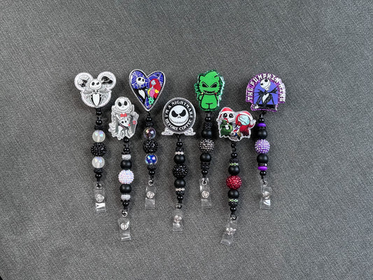 Nightmare Before Christmas Retractable Badge Reels