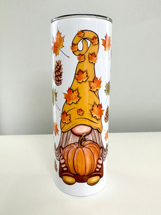 Fall Gnomes Stainless Steel Tumbler