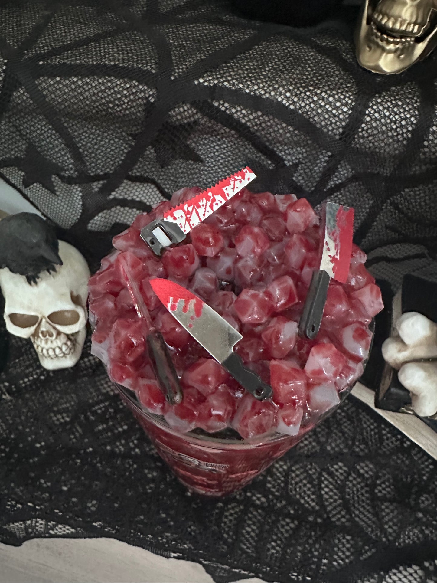 Coffee Now Bullshit Later Blood Drip Horror 24oz Tumbler Cup