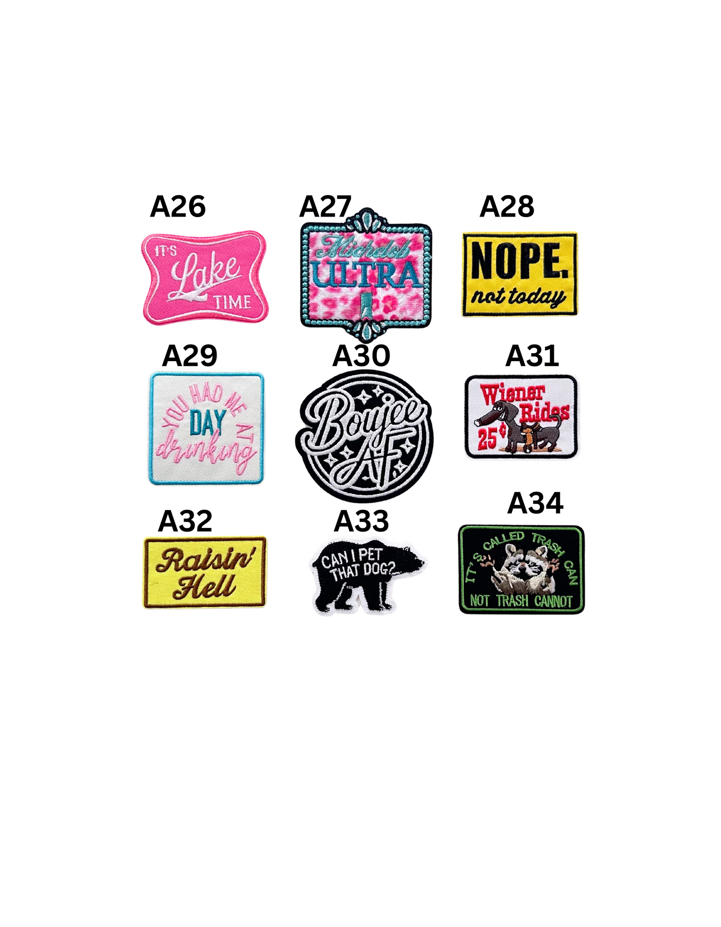 Small Patches - Trucker Hat Patches